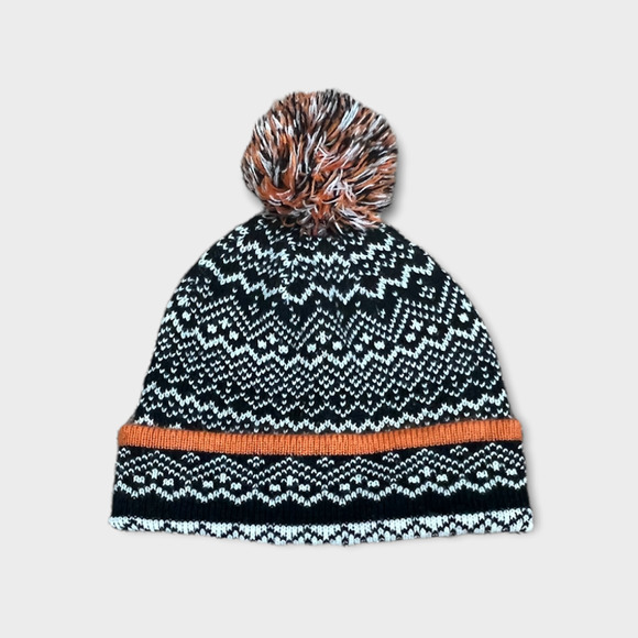 ❌SOLD❌Of All Threads|  Fair Isle Print Beanie Hat - Adult OS - Picture 1 of 2